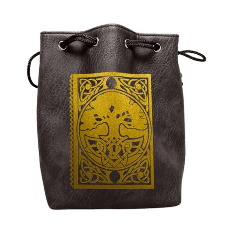 

Черная кожаная сумка для игральных костей - Книга заклинаний, Dice Cups, Bags, and Other Accessories (Easy Roller Dice)