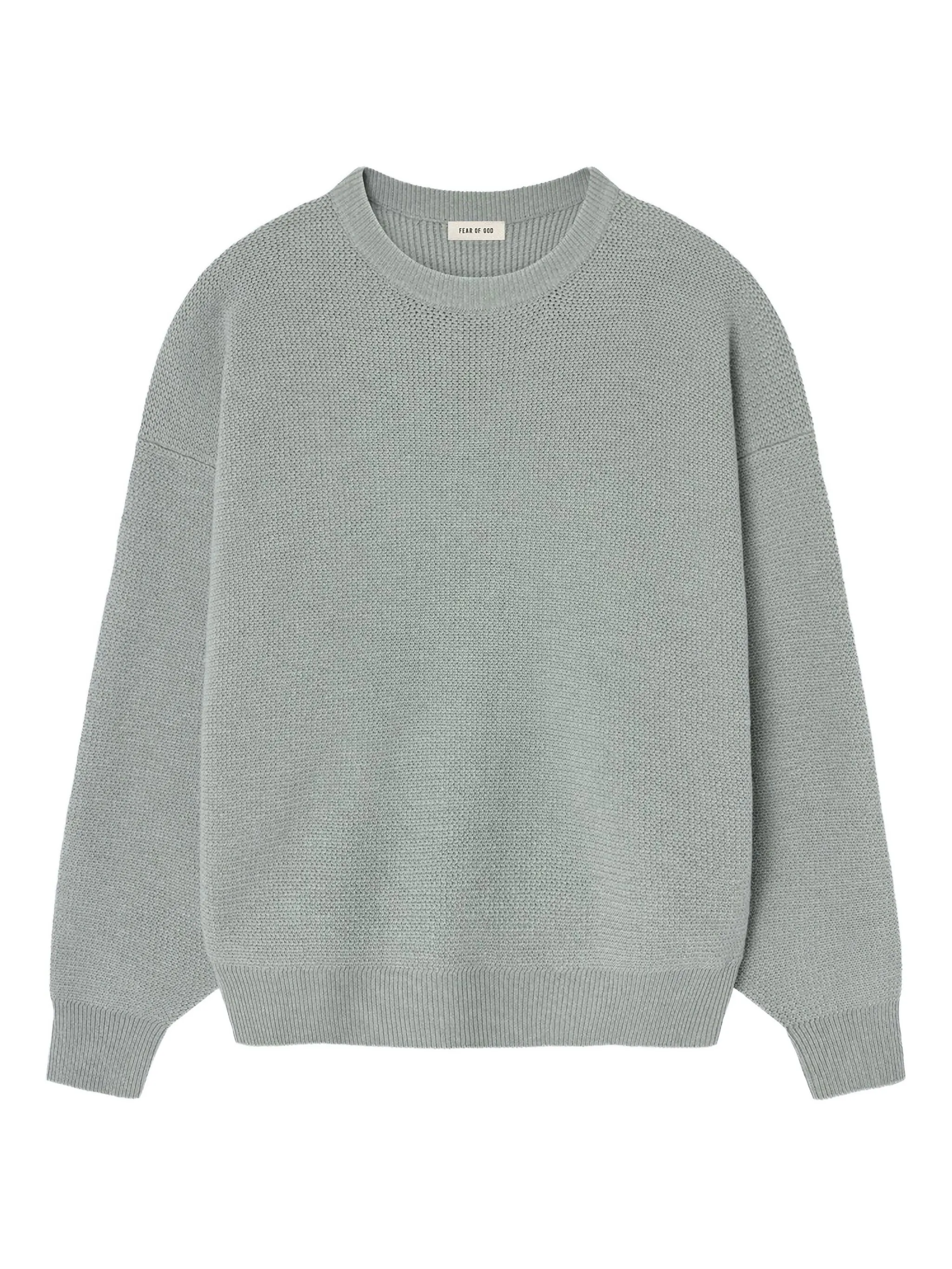 

Свитер с круглым вырезом Fear Of God, серый