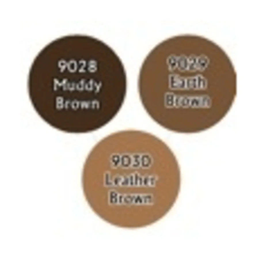 

Теплые глубокие коричневые оттенки, Master Series Paints - Triads