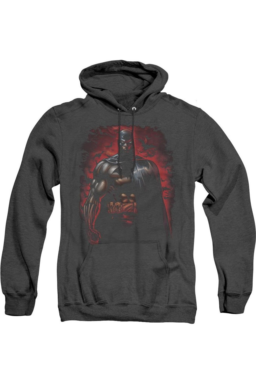 

Толстовка с капюшоном Batman Red Knight для взрослых Heather Gildan