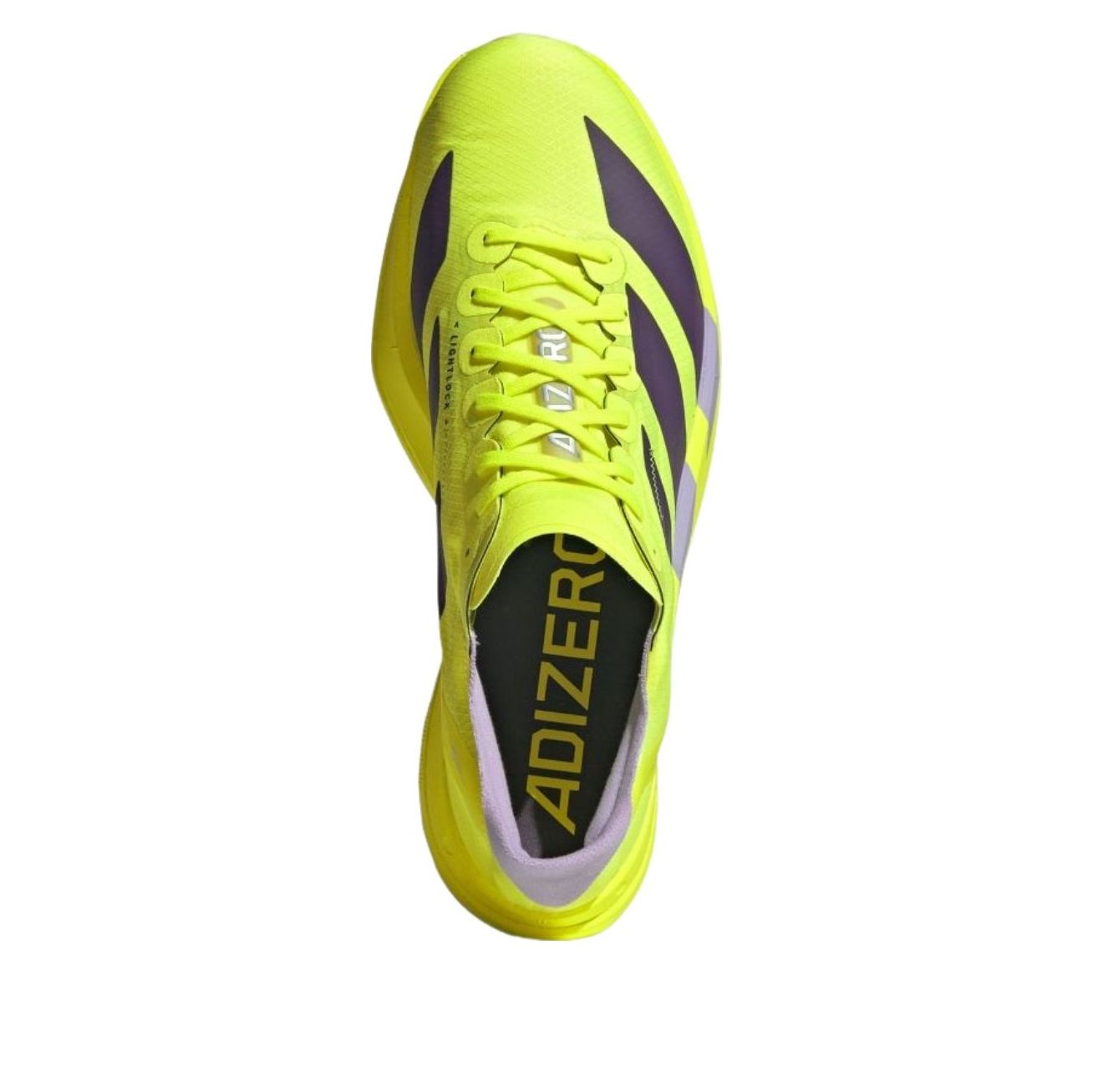 Кроссовки Adidas Adizero Adios Pro 4 Solar Yellow Aurora Plum — фото 2