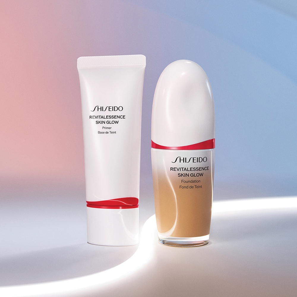 Праймер Revitalessence Skin Glow Primer, осветляющий основу под макияж, SPF 25 Shiseido, 30 мл — фото 4