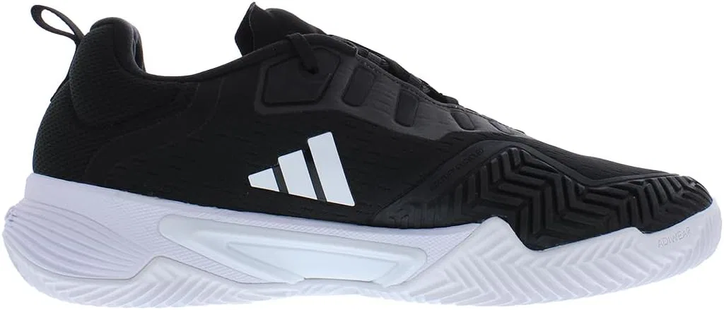 Кроссовки теннисные для грунта Adidas, Core Black/Cloud White/Grey Four-black — фото 2