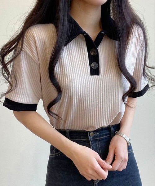 

Футболка, приталенный крой NANAHACHI, бежевый