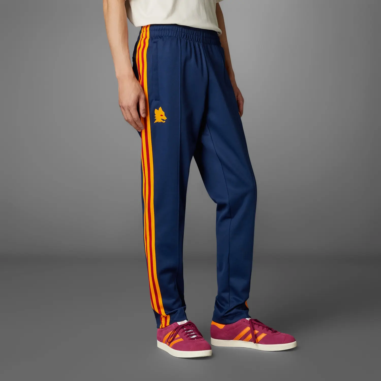 Тренировочные штаны As Roma 1993 Adidas Originals, индиго — фото 4