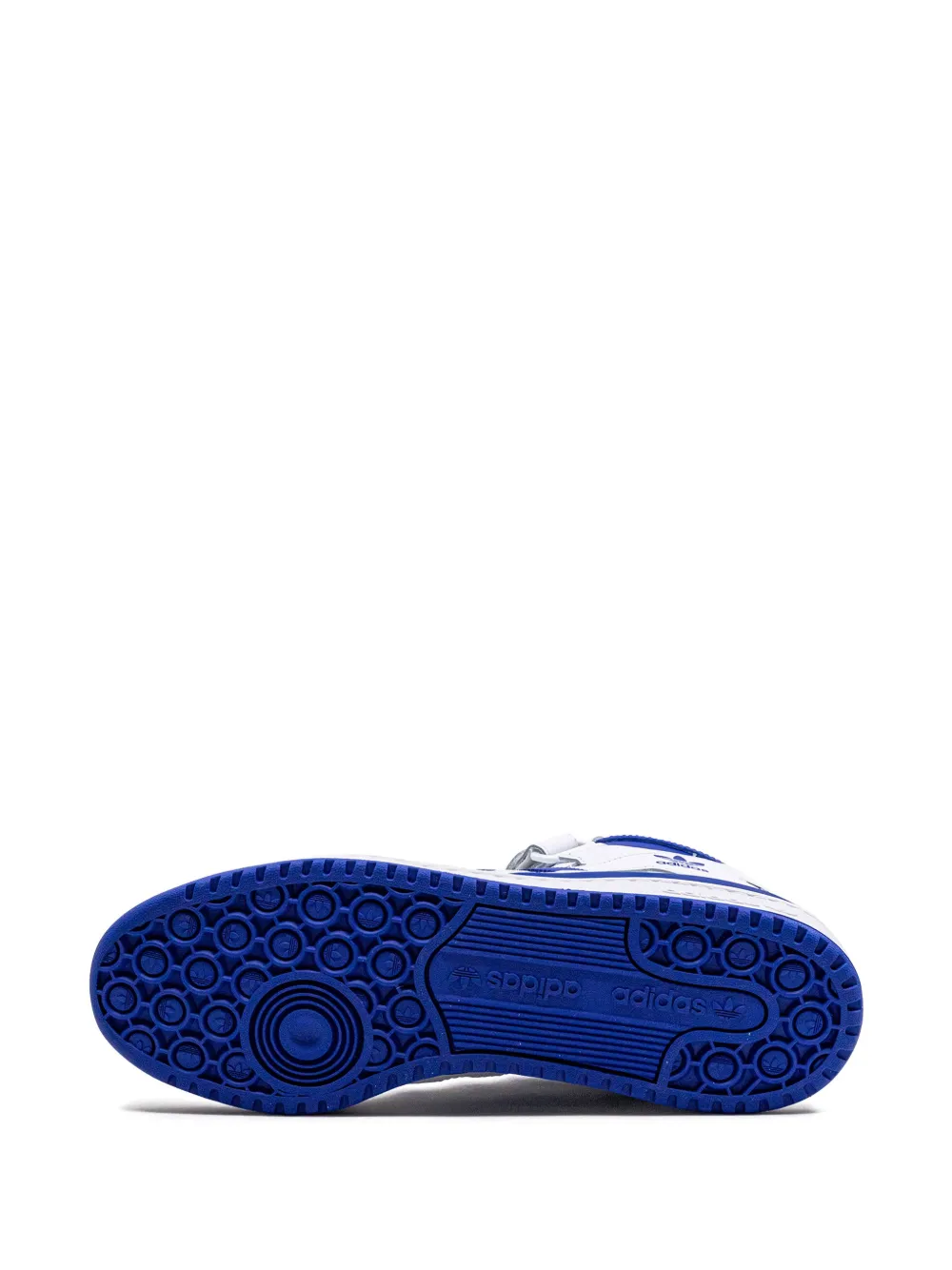 Кроссовки Forum Mid White/Royal adidas, белый — фото 4