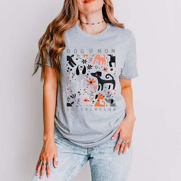 

Футболка Dog mom social club Simply Sage Market, Heather Grey