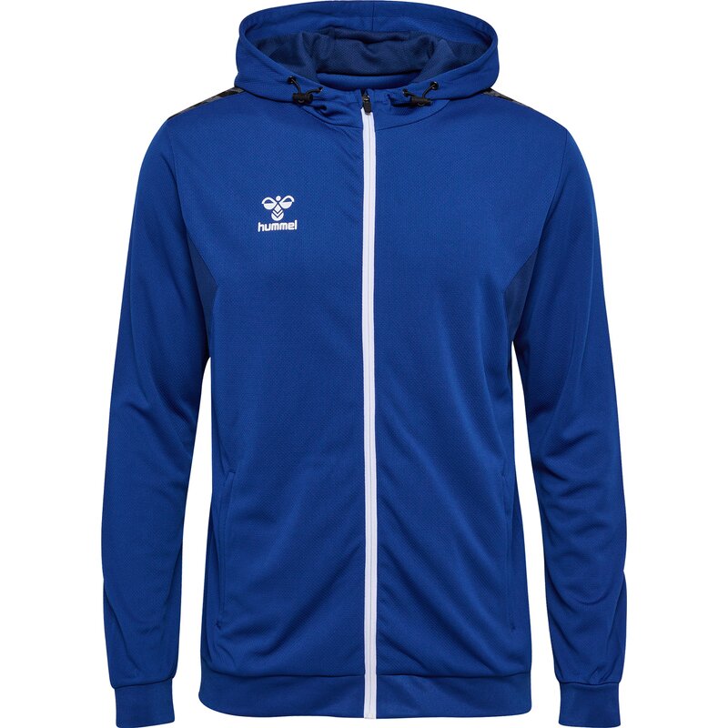 

Толстовка с капюшоном hmlauthentic pl zip hoodie Hummel, синий