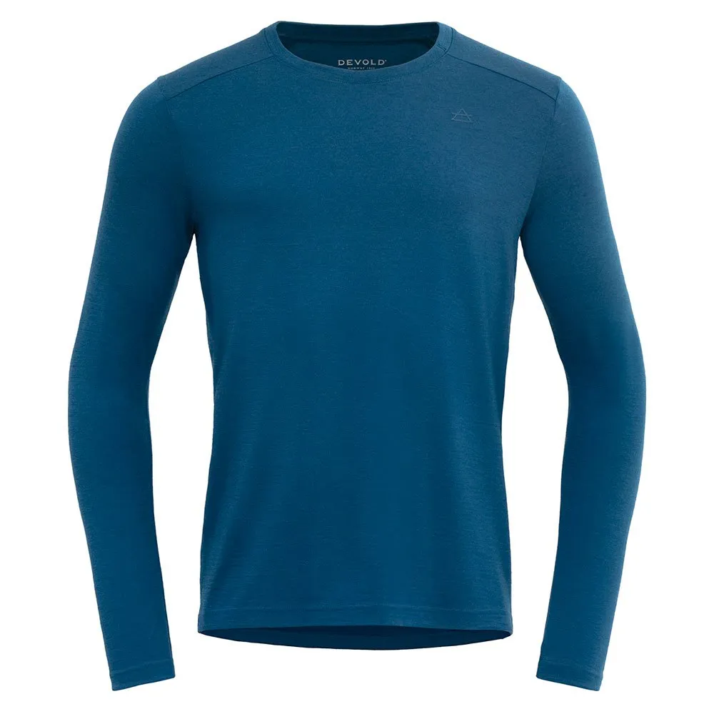 

Футболка DEVOLD OF NORWAY Hovland Merino 200 long sleeve, синий