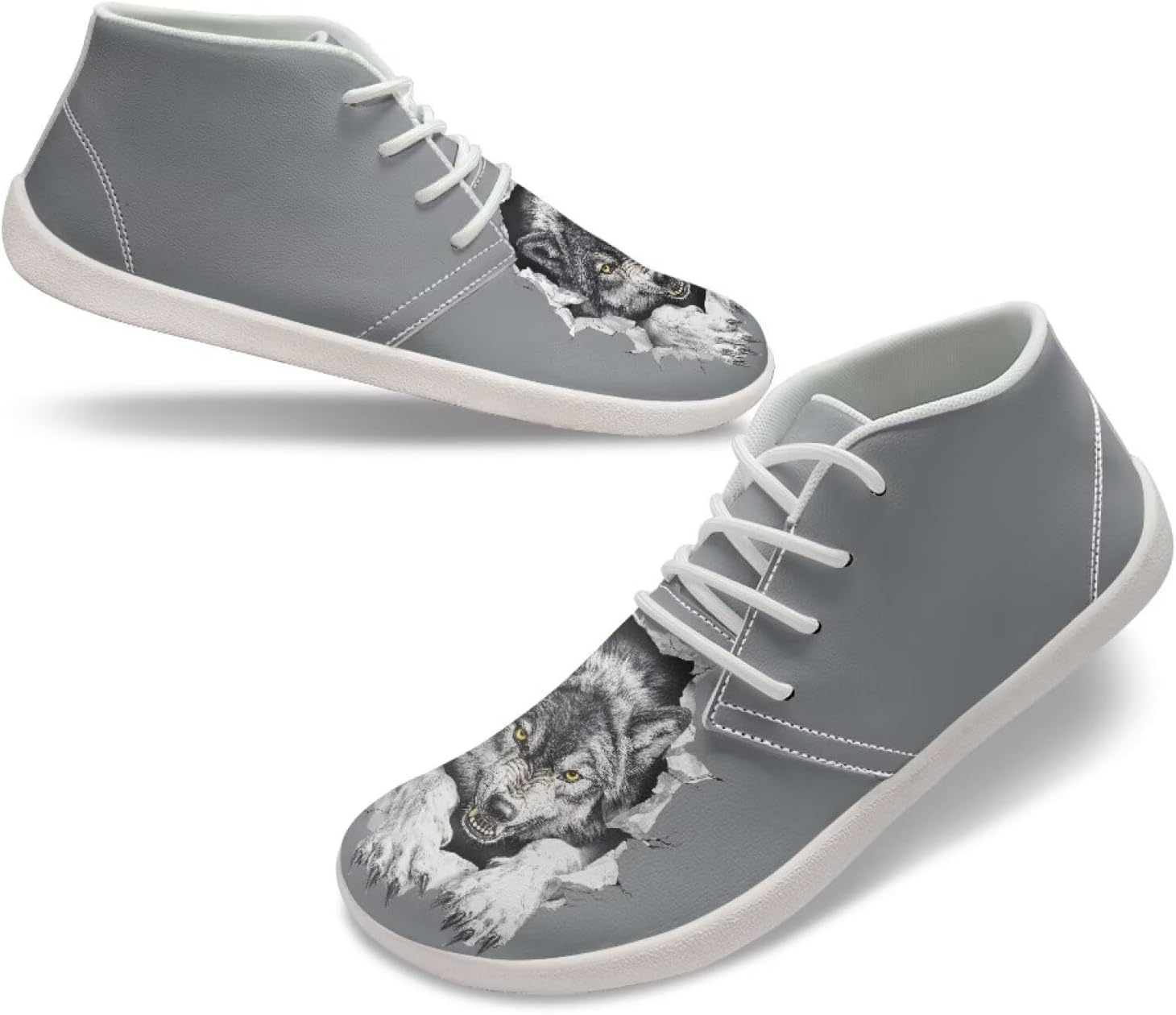 

Мужские широкие кроссовки босоного типа Минималистичные кроссовки для трейлраннинга Модная обувь с широкой носочной частью для тренировок и ходьбы для спортзала Размер 5-14 Белая подошва Vuriqeby