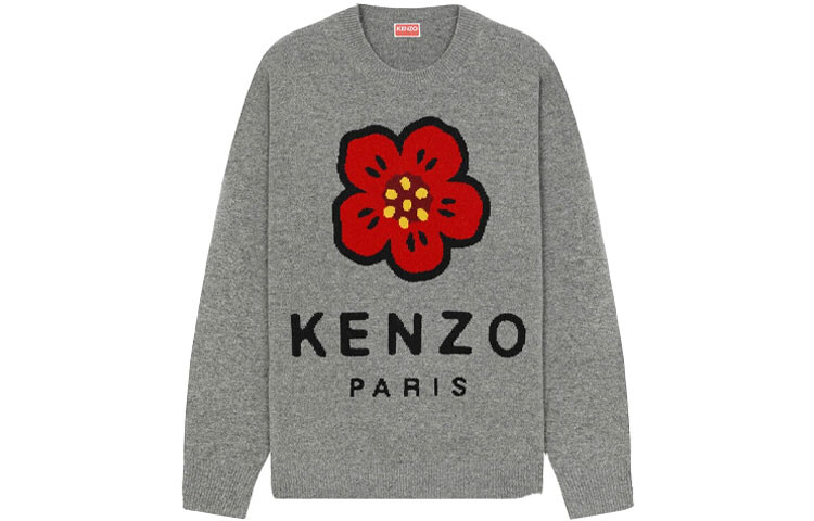

Мужской свитер серии Boke Flower, серый Kenzo, серый