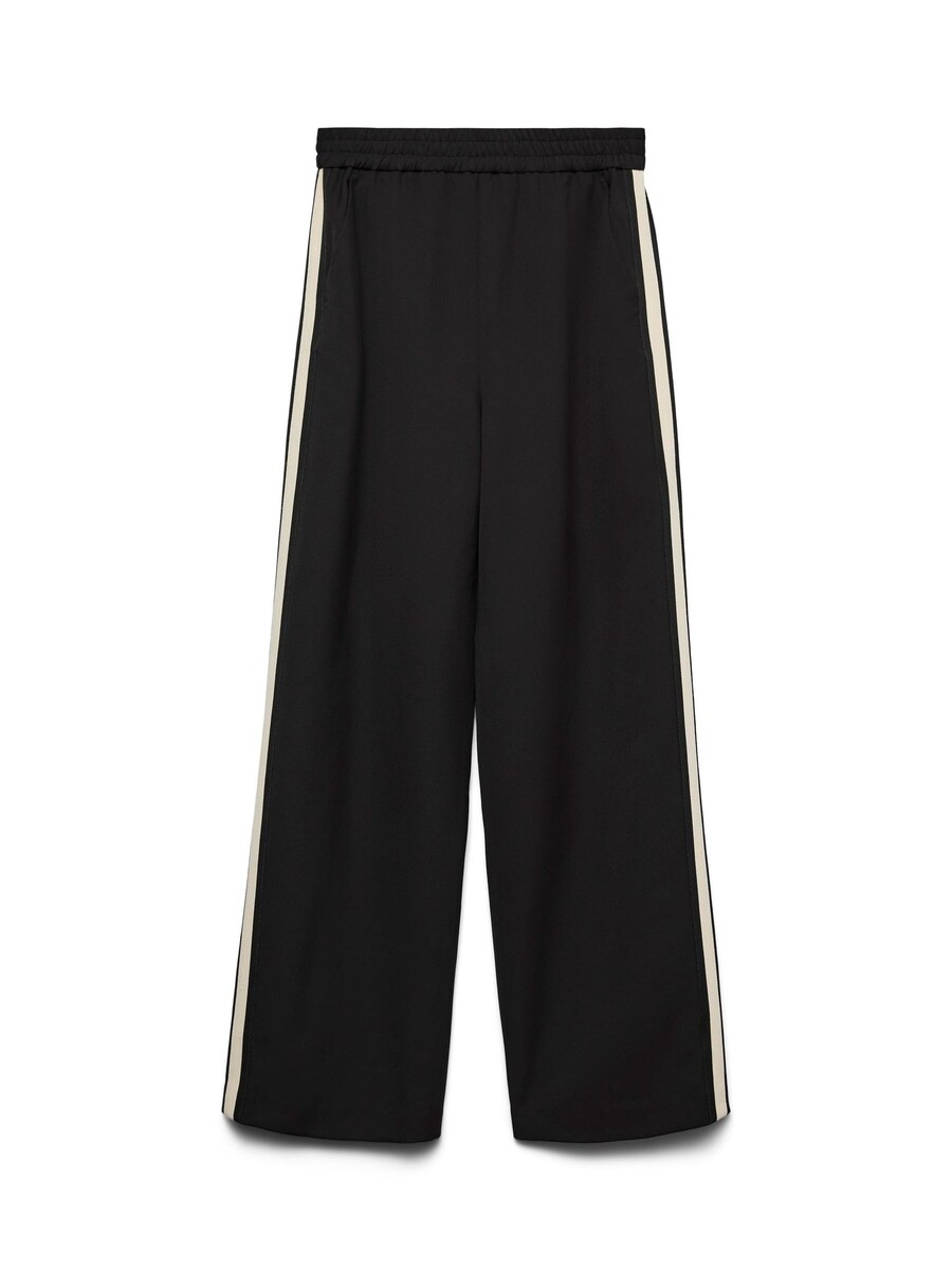 

Широкие брюки со складкой спереди VERO MODA CHRISSY, черный