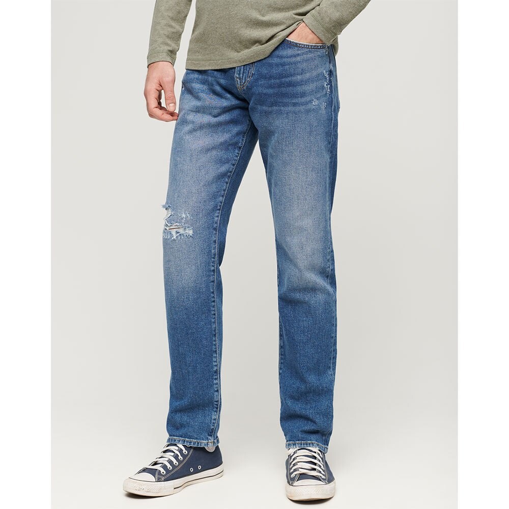 

Джинсы Superdry Vintage Slim Straight, синий