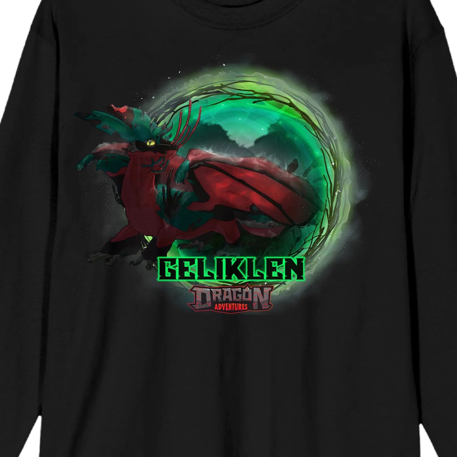 

Мужская футболка с рисунком Dragon Adventures Geliklin Licensed Character