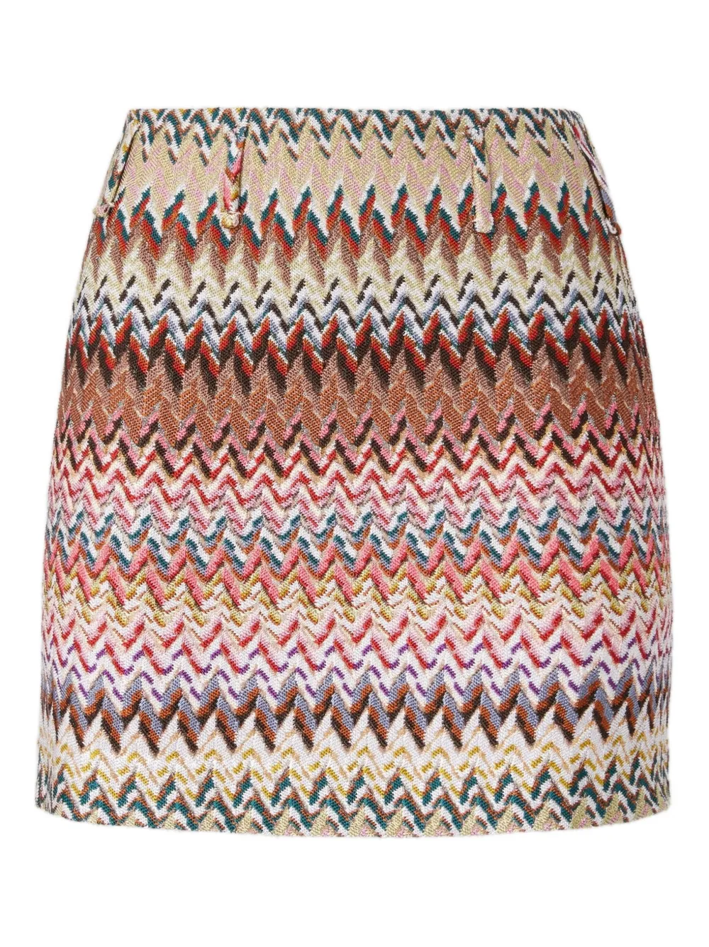 

Мини-юбка с зигзагообразным узором Missoni, нейтральный
