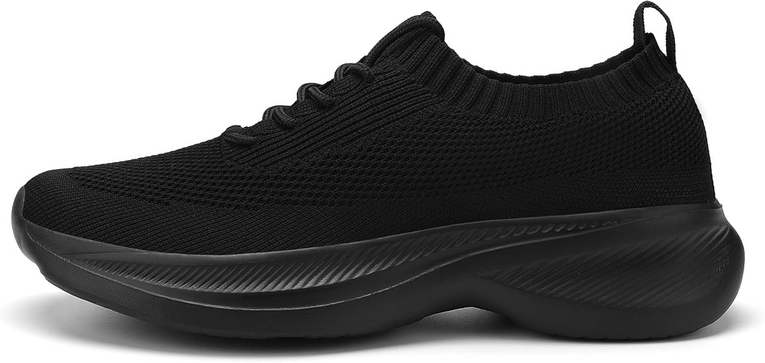 

Кроссовки Casbeam для мужчин, удобные, легкие, дышащие, для ходьбы, на шнуровке, с сетчатым верхом, для тренировок и повседневного спорта, черный