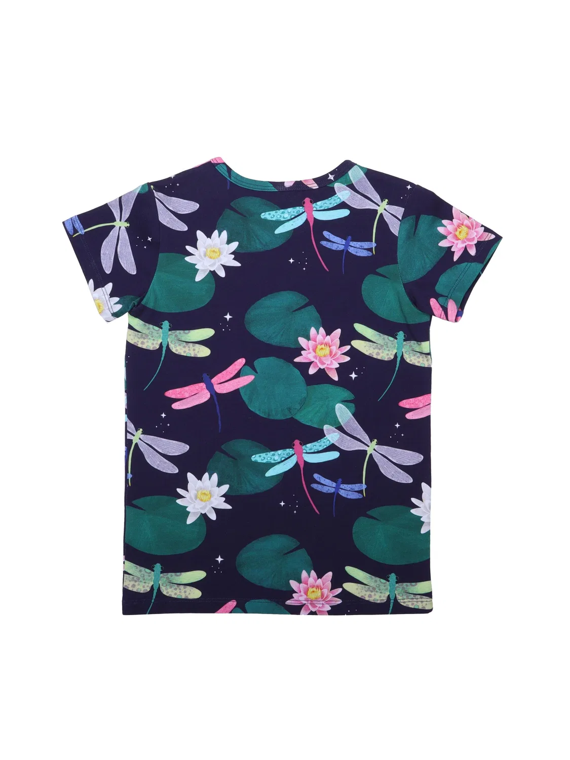 Футболка 'Colorful Dragonflies' Walkiddy, Dark Blue — фото 2