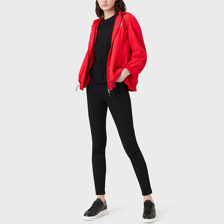 EMPORIO ARMANI Куртка женская красная, Red — фото 4