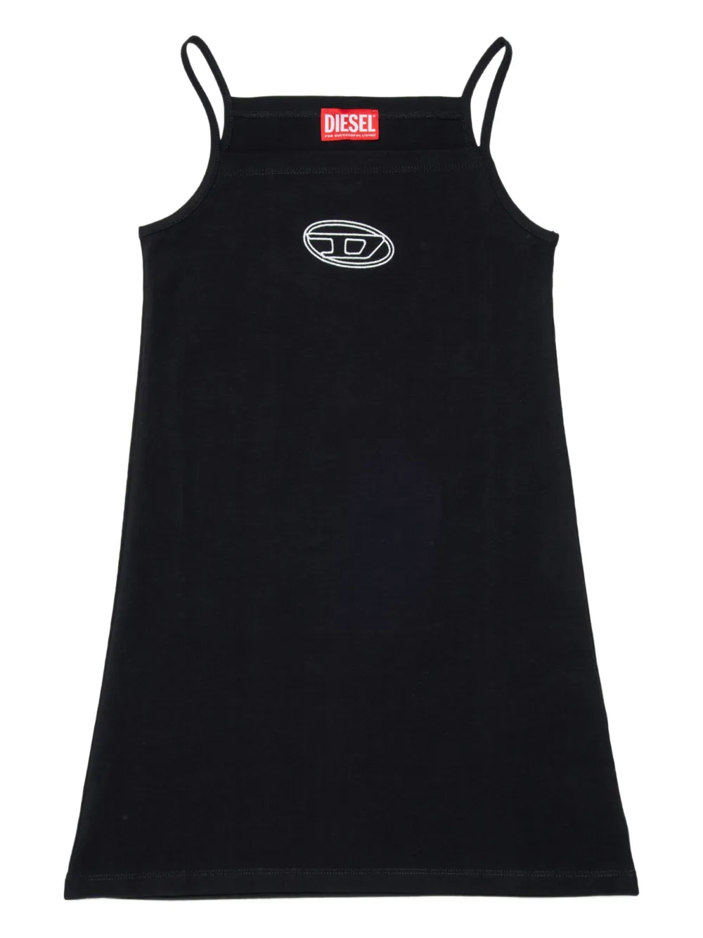 

Платье с квадратным вырезом Diesel Kids, черный