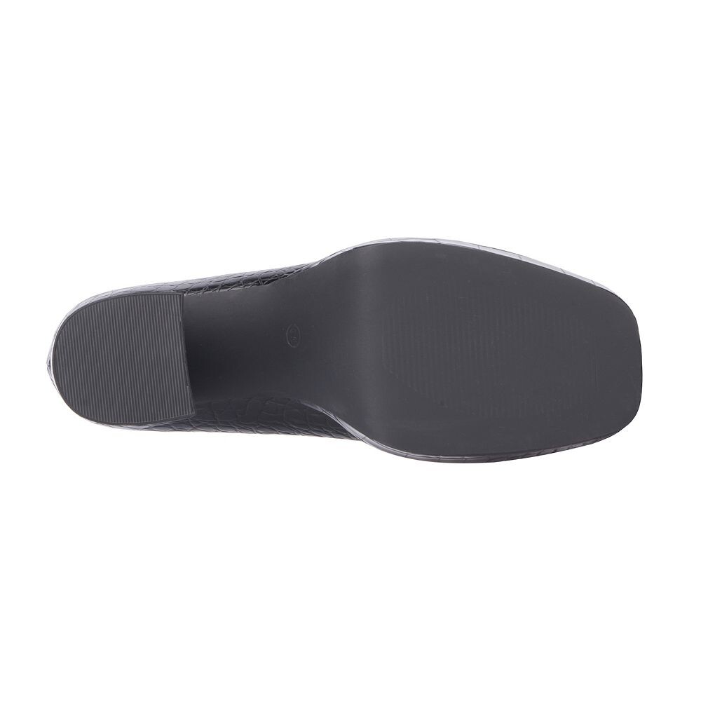 Женские лоферы на широкой платформе Fashion to Silhouette Madelyn Fashion to Figure, цвет Bone Croc — фото 4