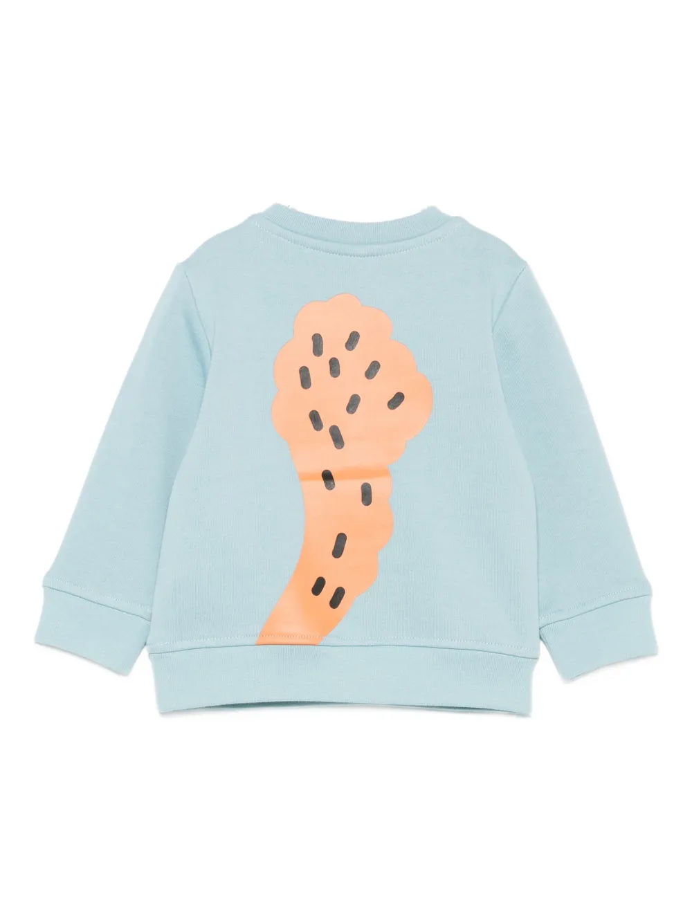 Толстовка с анималистичным принтом Stella McCartney Kids, синий — фото 2