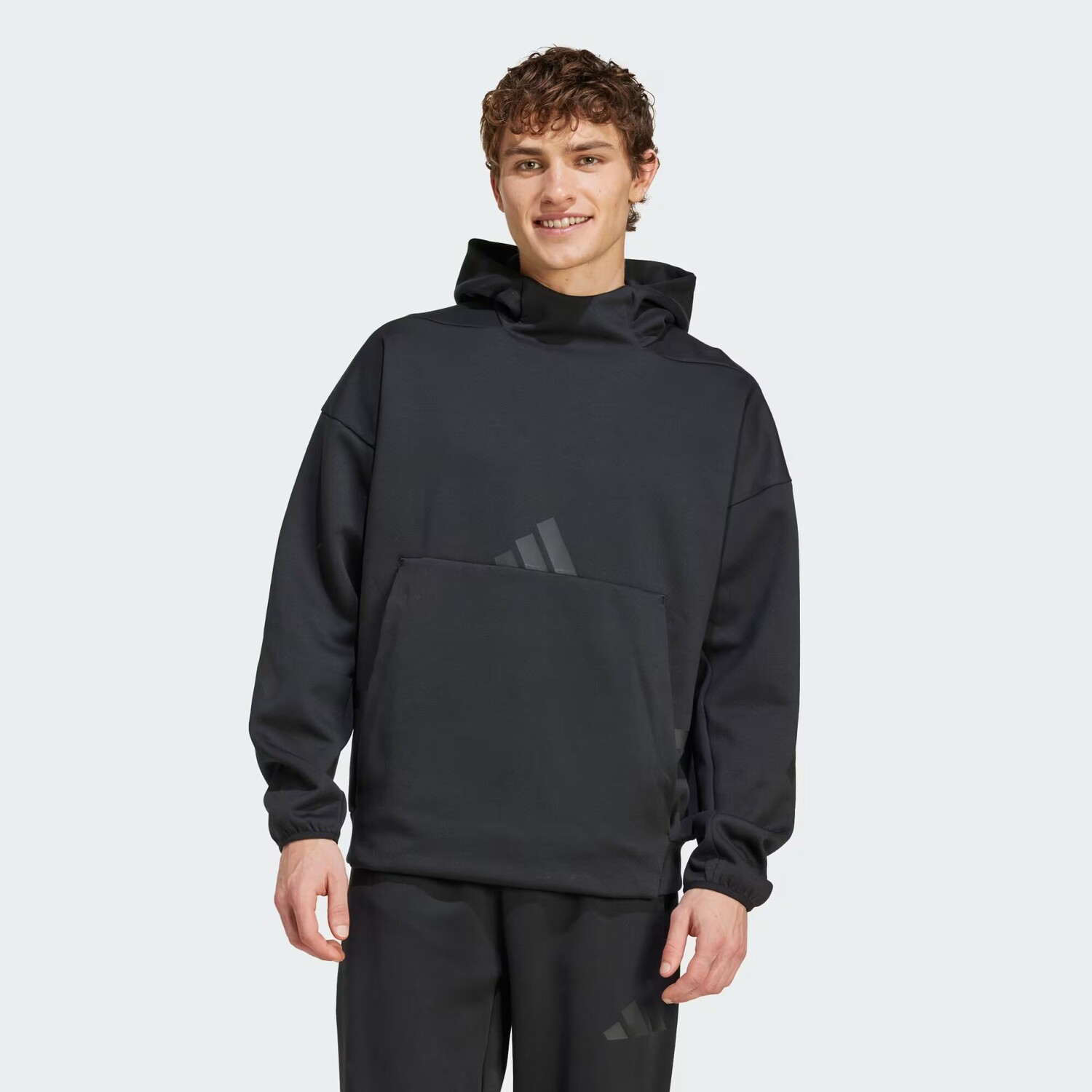 

Z.N.E. Толстовка с капюшоном Adidas, цвет Black