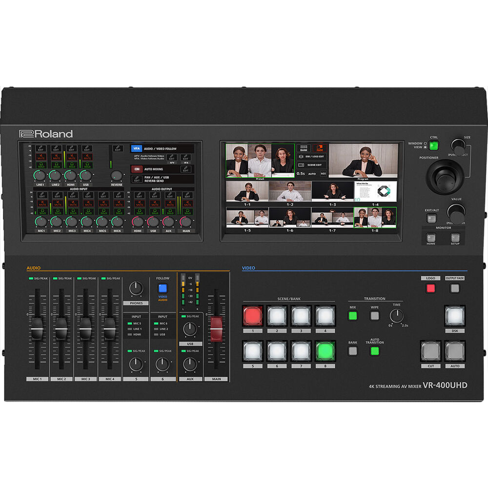 

Потоковое AV-микшер Roland VR-400UHD 4K