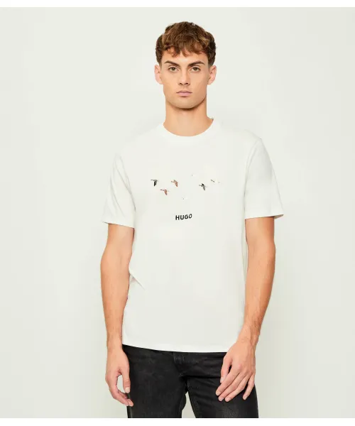 

Футболка Дуголини Regular fit Hugo, бежевый