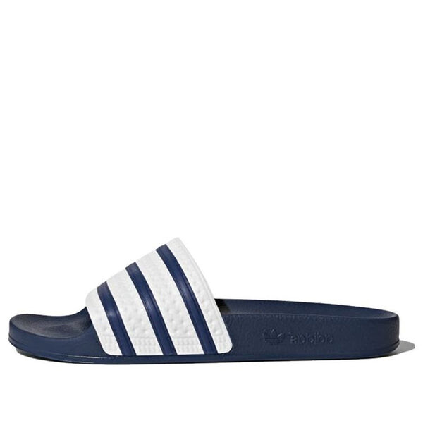 

Тапочки adilette slide 'adi blue white' Adidas, синий