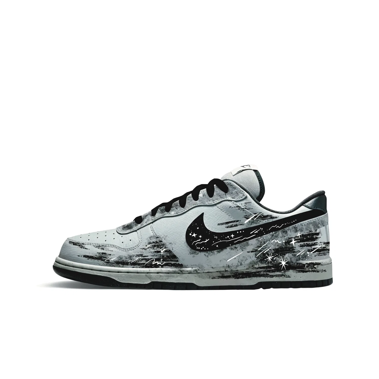 Кроссовки Nike Big Nebula Chronicle Black Gray — фото 3