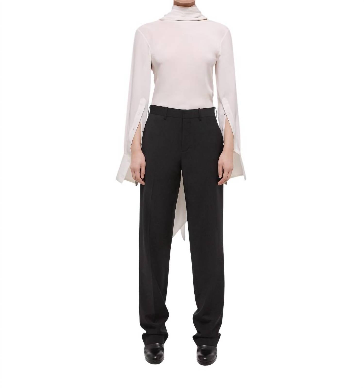 

Блузка с шарфом белого цвета Helmut Lang