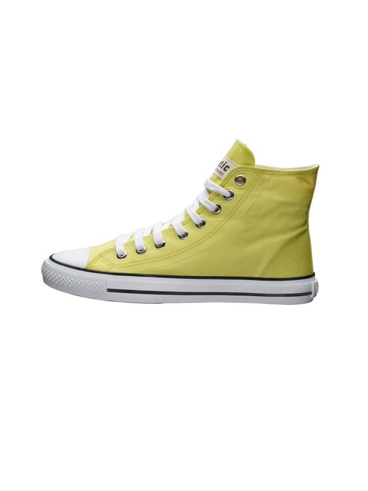 

Высокие кроссовки ethletic, цвет lime yellow p | just white