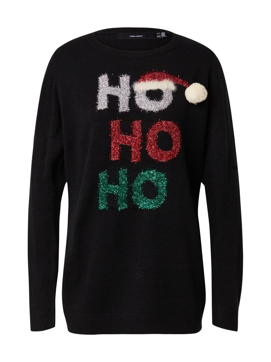 

Тонкий вязаный свитер VERO MODA Sweater VMHOHO, черный