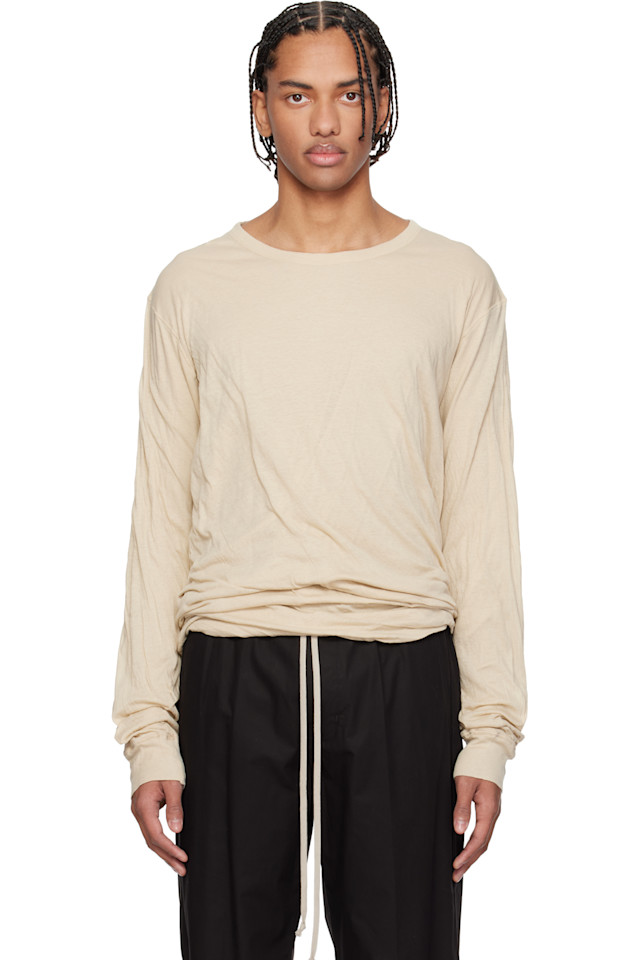 

Rick Owens Футболка Off-White Temple Jumbo Double LS