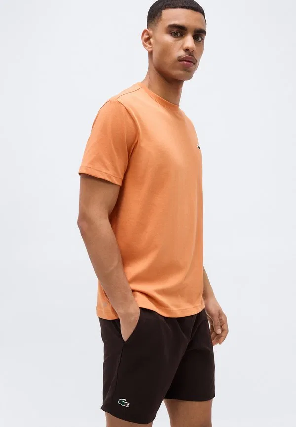 Теннисные короткие спортивные шорты для тура Lacoste Sport, Dark Brown — фото 4