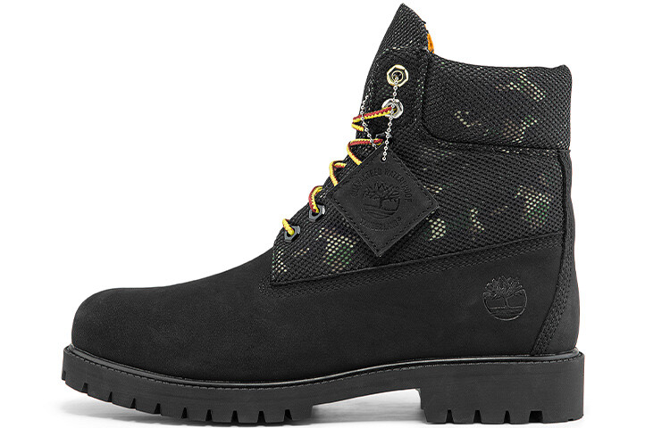 

Ботинки Timberland Heritage 6 Inch Boot 'Black Nubuck With Camo'