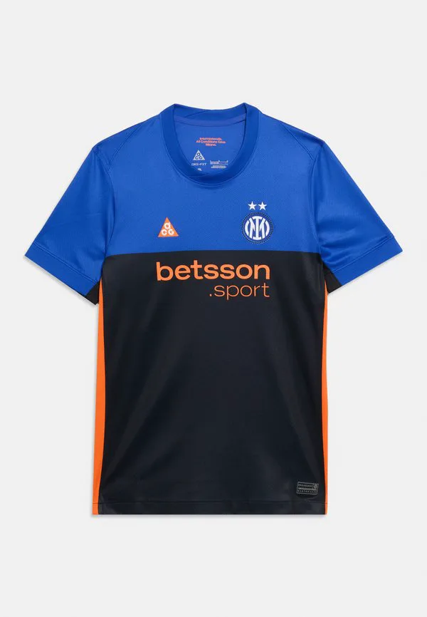 Футболка унисекс «интер милан» Nike Performance, Hyper Blue/Black/Safety Orange