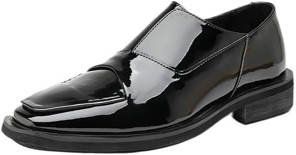 

Мужские классические лоферы, деловые кожаные мокасины, кожаные оксфорды, слипоны, повседневные, для вождения, комфортные, для вечеринок, свадьбы Zestrelax, черный