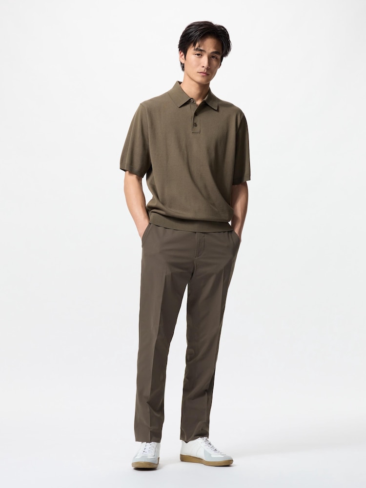

Брюки легкие Uniqlo, коричневый