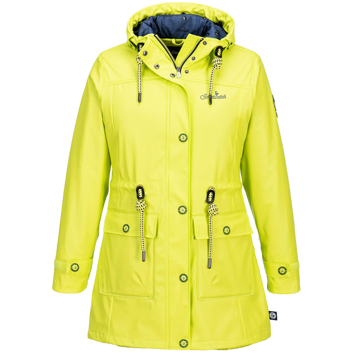 

Дождевик SCHIETWETTER Parka, лаймовый