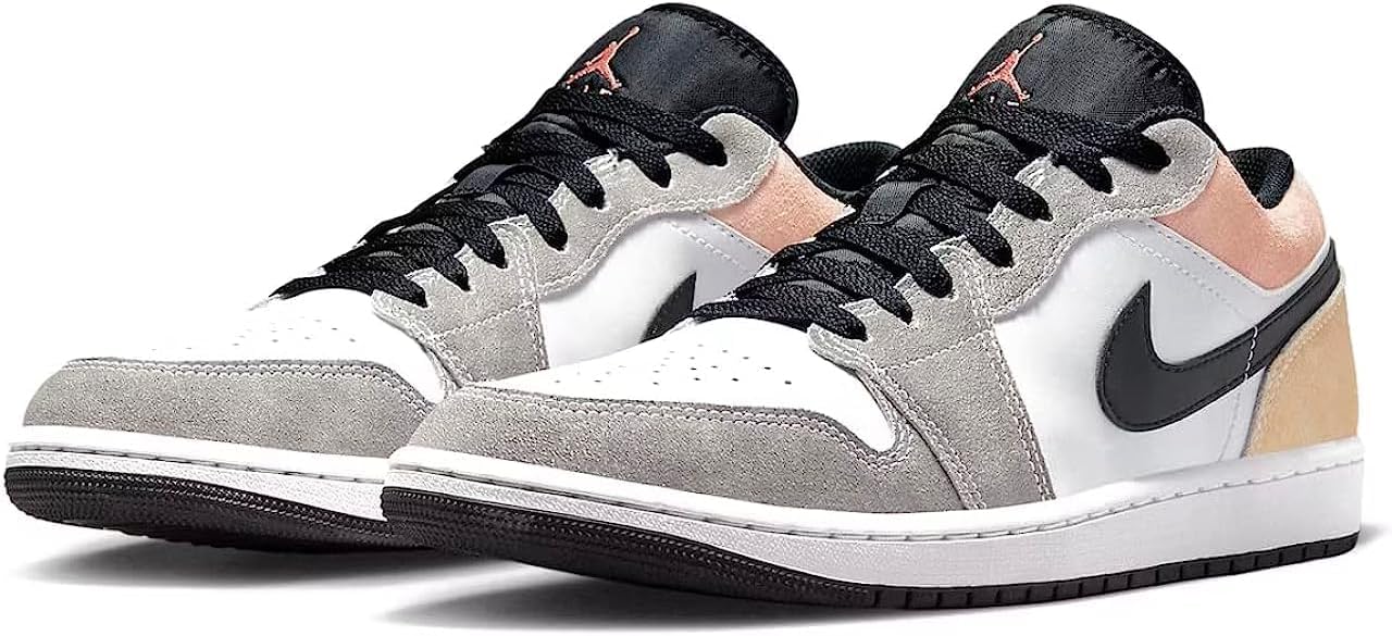 Мужские кроссовки Nike Air Jordan 1 Low Se, белый/черный — фото 3