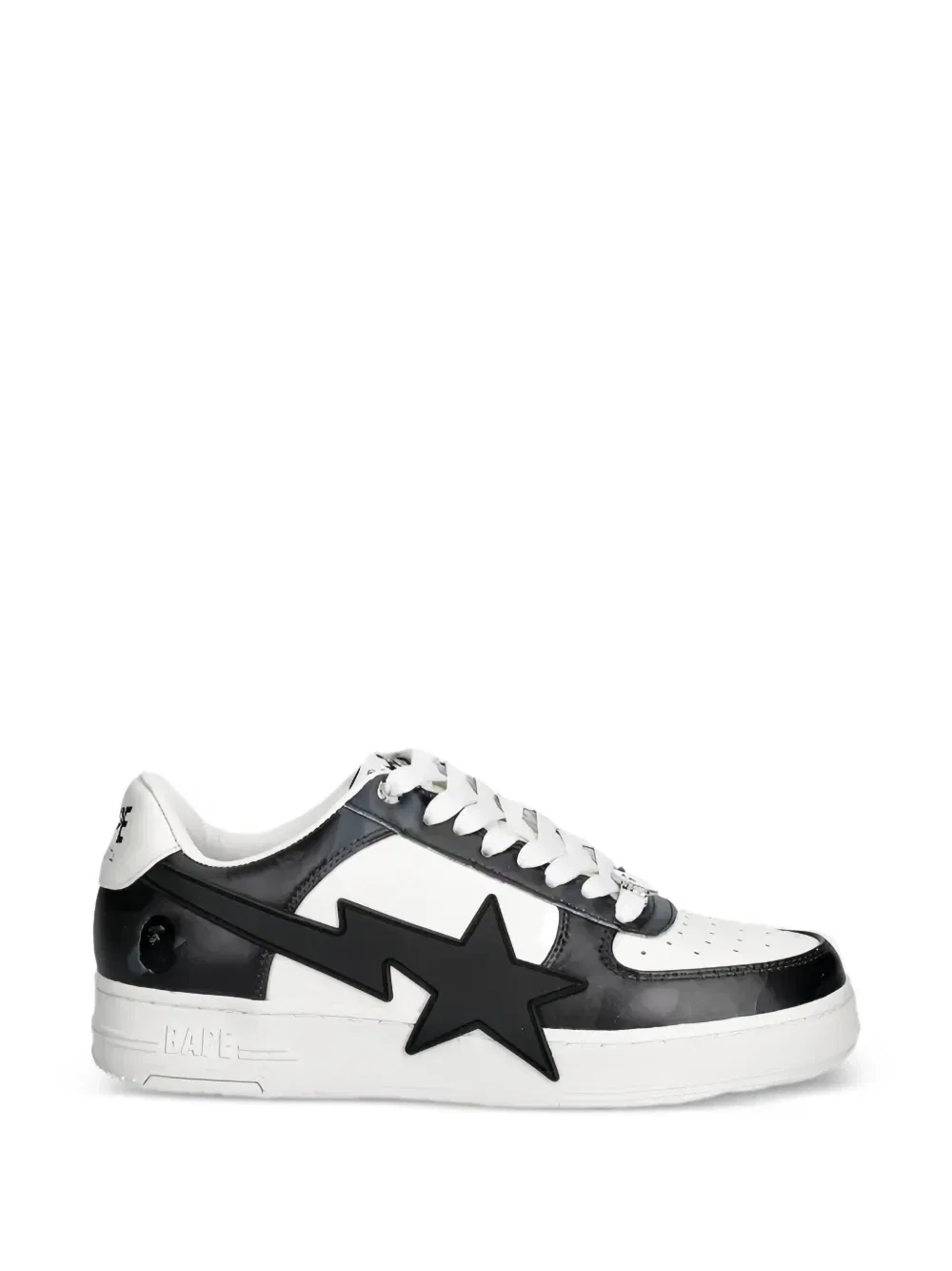 Кроссовки BAPE Sta с контрастными вставками A Bathing Ape, черный