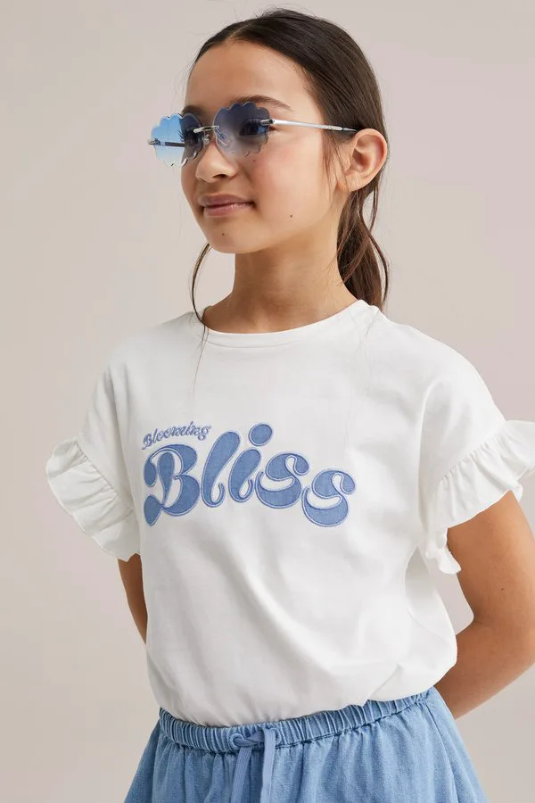 Футболка с принтом We Fashion, Blue — фото 4
