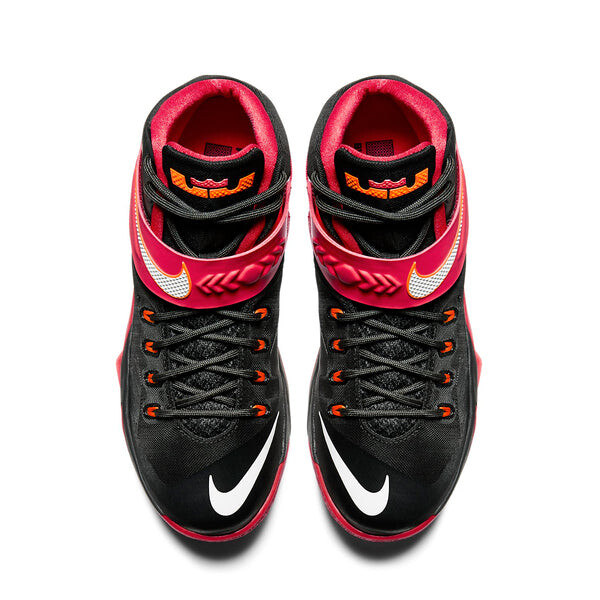 Кроссовки Nike LeBron Zoom Soldier 8 'Black Varsity Red', черный — фото 3