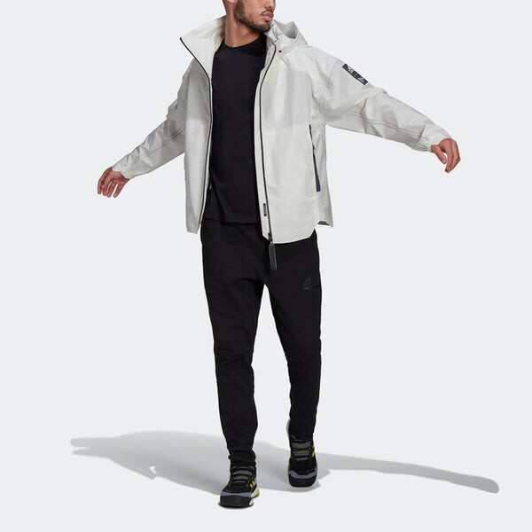 Куртка adidas Myshelter R.r Outdoor Yuyu Technology Hooded Jacket Coat White, белый — фото 2