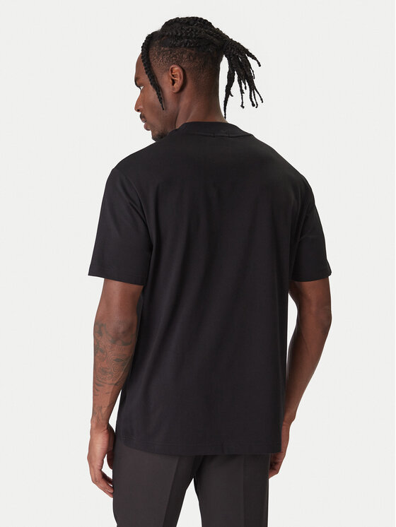Футболка regular fit Tee Collar 50555527 Boss, черный — фото 3