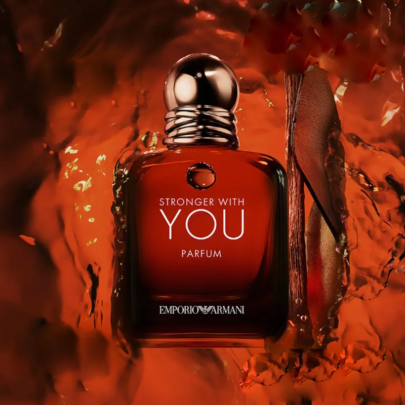 EMPORIO ARMANI Парфюм Stronger With You мужской, амбровый, цитрусово-ванильный, 50 мл/100 мл, 100ml — фото 4