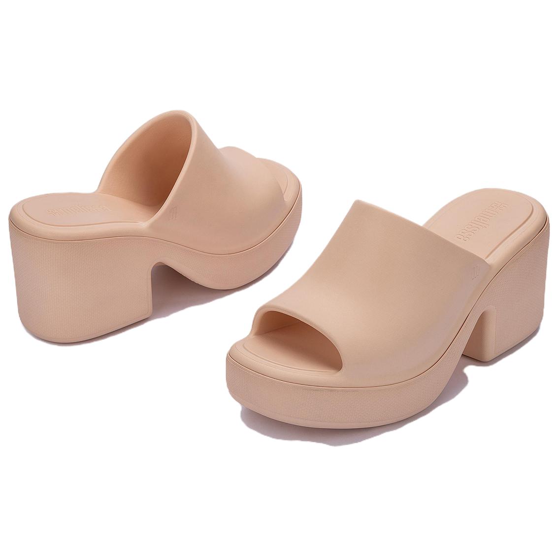 Melissa Женские бежевые слайдеры светло-бежевые, цвет Light Beige — фото 3
