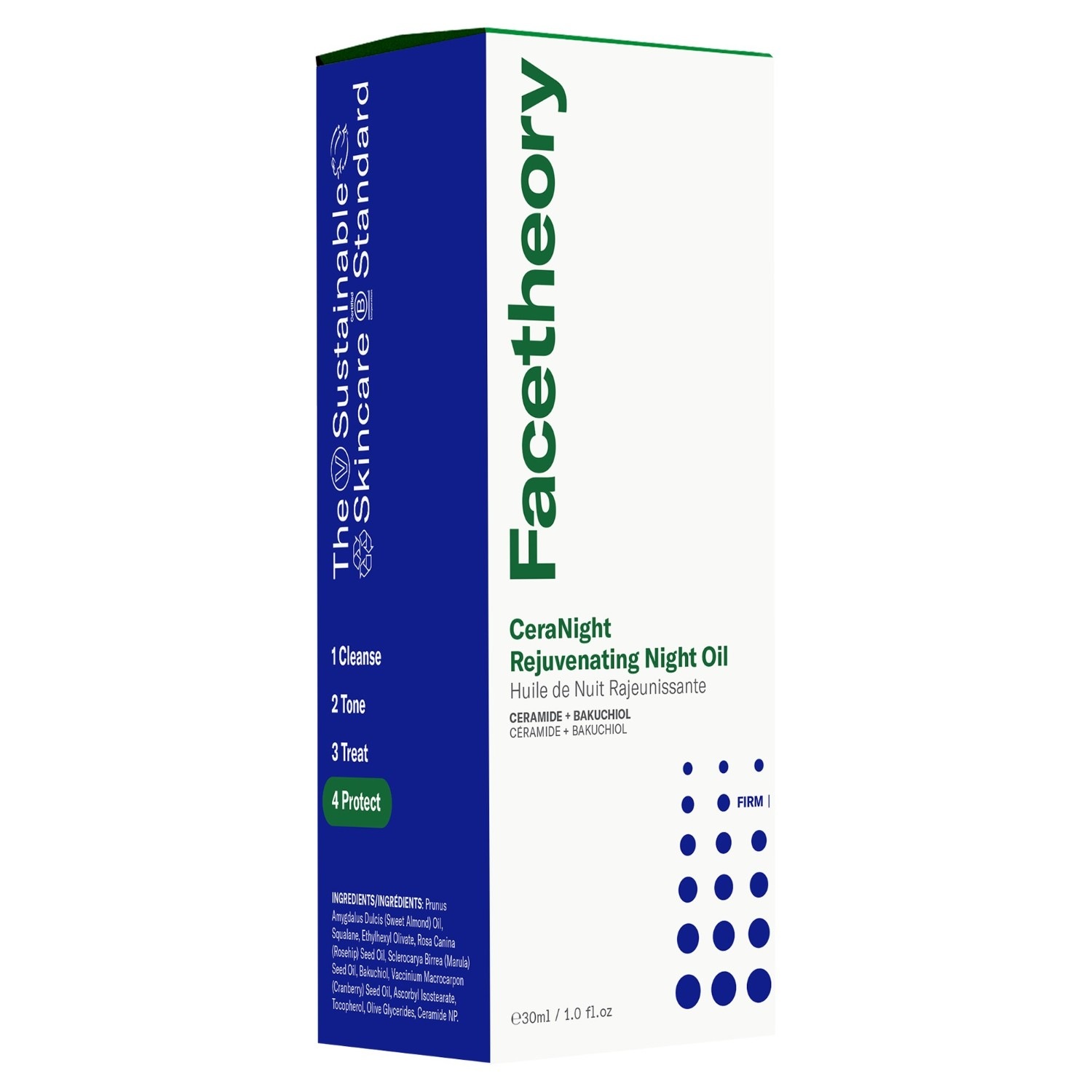 Масло для лица facetheory — Ceranight rejuvenating night oil , объем, 30 мл — фото 2