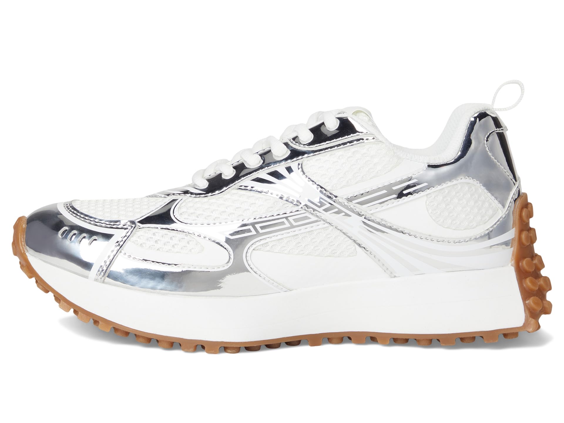 Кроссовки Steve Madden Cyclone, серебряный — фото 4